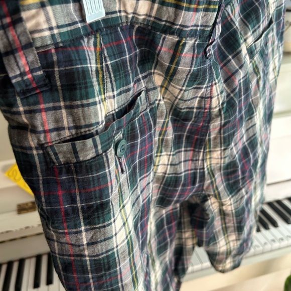 Denver Hayes Black and White Plaid Men's Shorts 36 - Picture 15 of 16